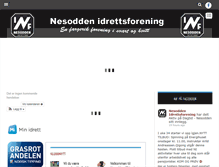Tablet Screenshot of nesoddenif.no